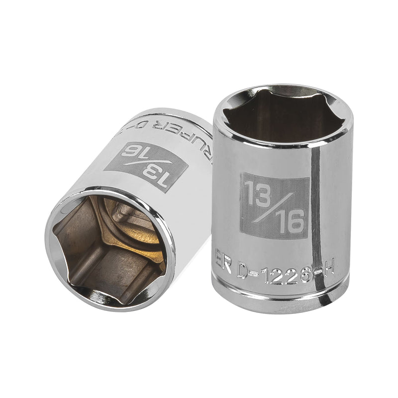 Dado de 6 puntas, cuadro 1/2" de 13/16"