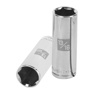 Dado de 6 puntas, largo, cuadro 1/2" de 13/16"