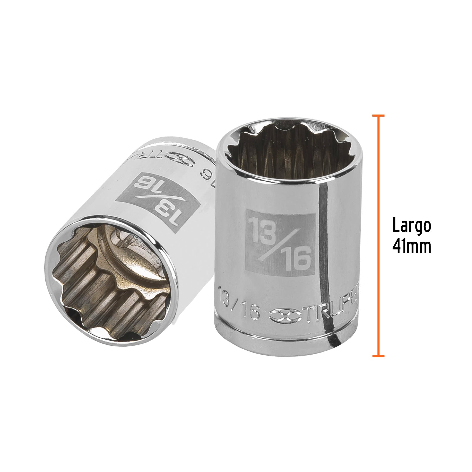 Dado de 12 puntas, cuadro 1/2" de 13/16"