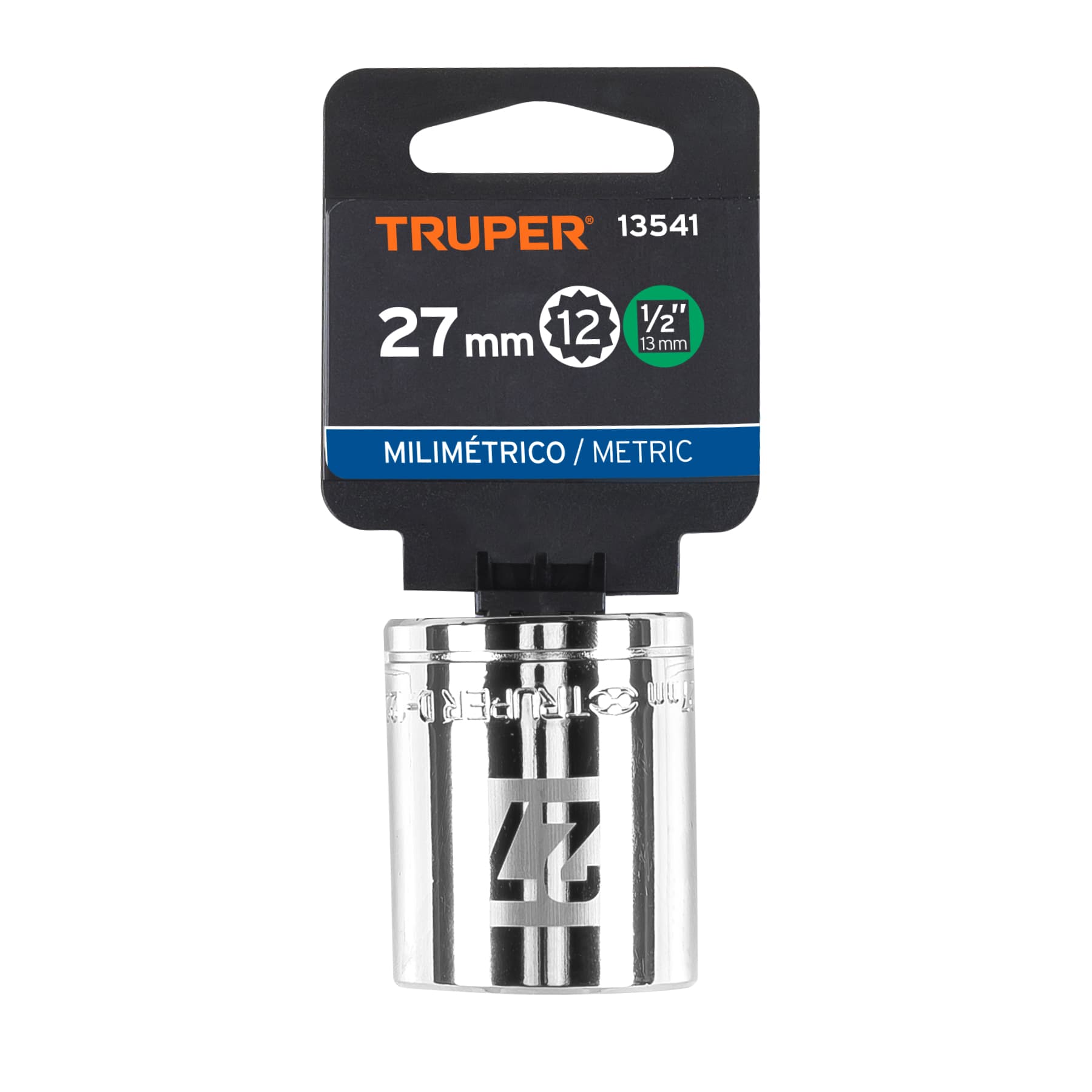 Dado de 12 puntas, cuadro 1/2" de 27mm