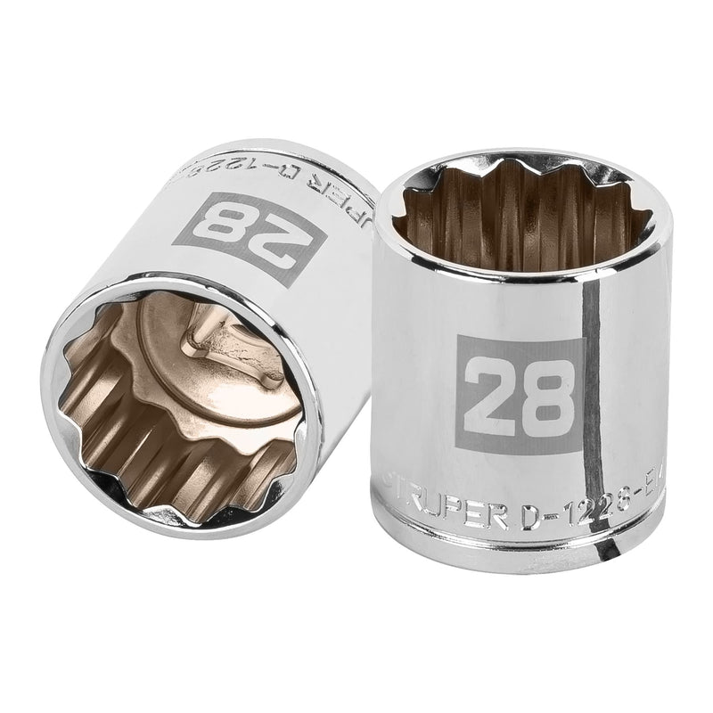 Dado de 12 puntas, cuadro 1/2" de 28mm