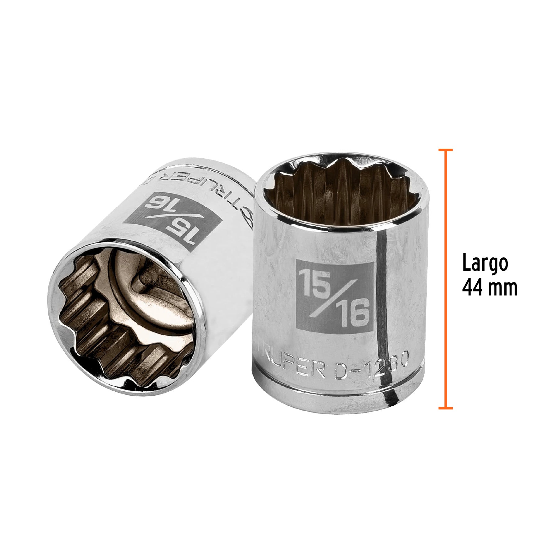 Dado de 12 puntas, cuadro 1/2" de 15/16"