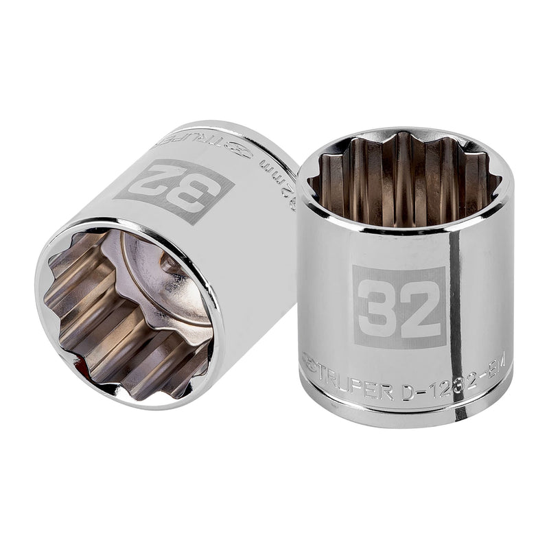 Dado de 12 puntas, cuadro 1/2" de 32mm