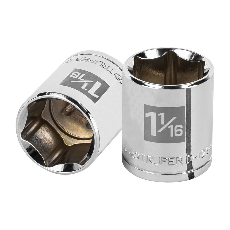 Dado de 6 puntas, cuadro 1/2" de 1-1/16"