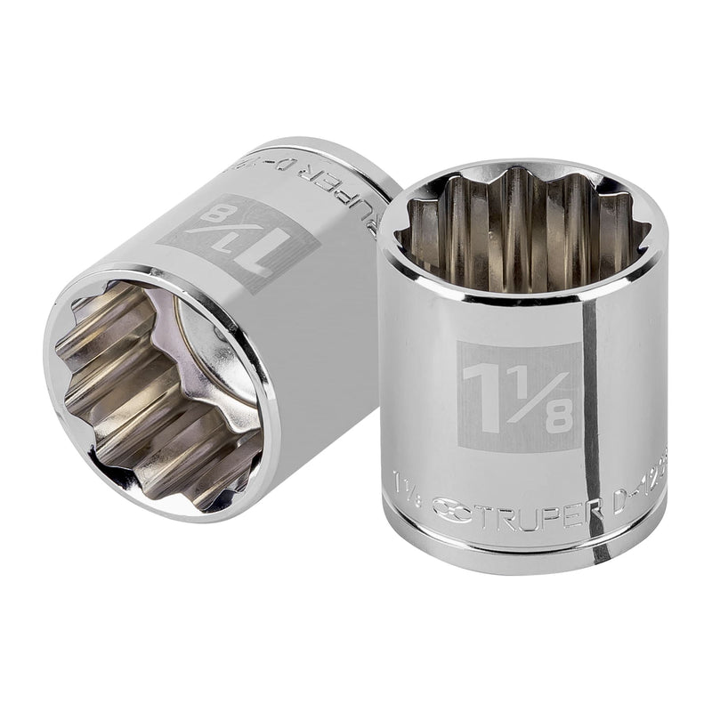 Dado de 12 puntas, cuadro 1/2" de 1-1/8"