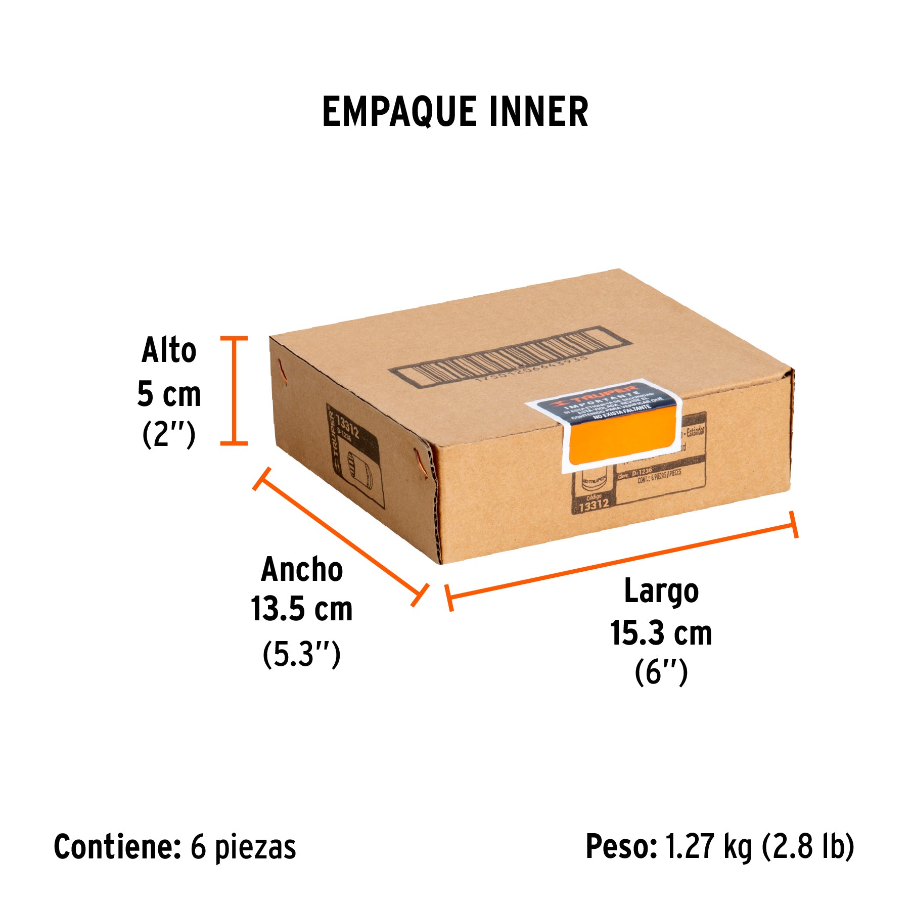 Dado de 12 puntas, cuadro 1/2" de 1-1/8"