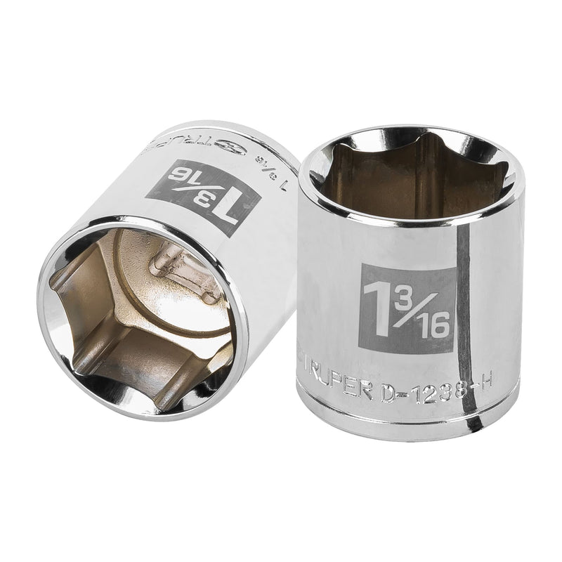 Dado de 6 puntas, cuadro 1/2" de 1-3/16"