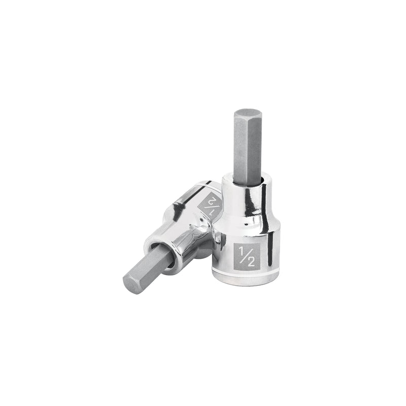 Dados de punta hexagonal, cuadro 1/2" de 1/2"