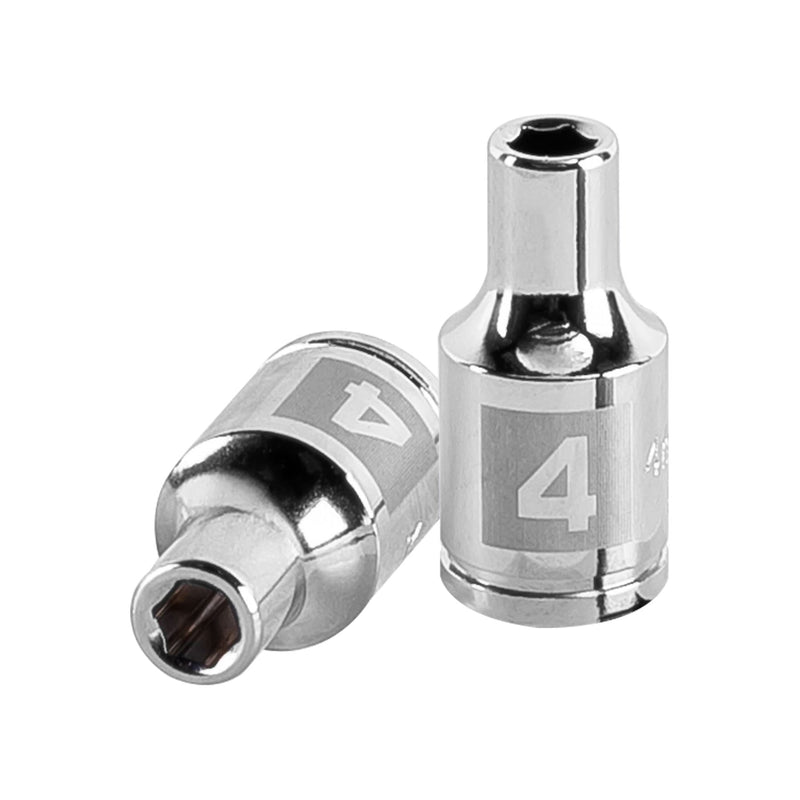 Dado de 6 puntas, cuadro 1/4" de 4mm