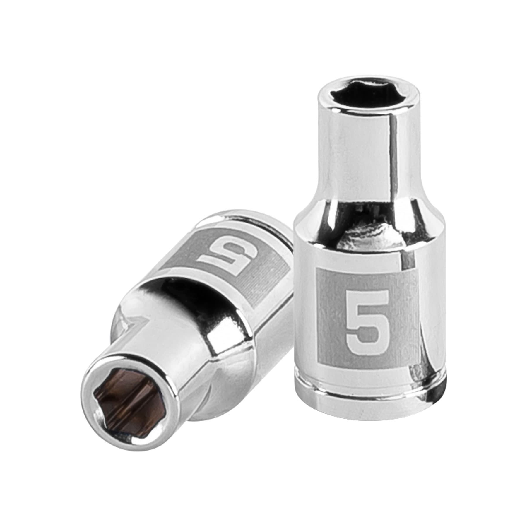 Dado de 6 puntas, cuadro 1/4" de 5mm