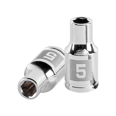 Dado de 6 puntas, cuadro 1/4" de 5mm