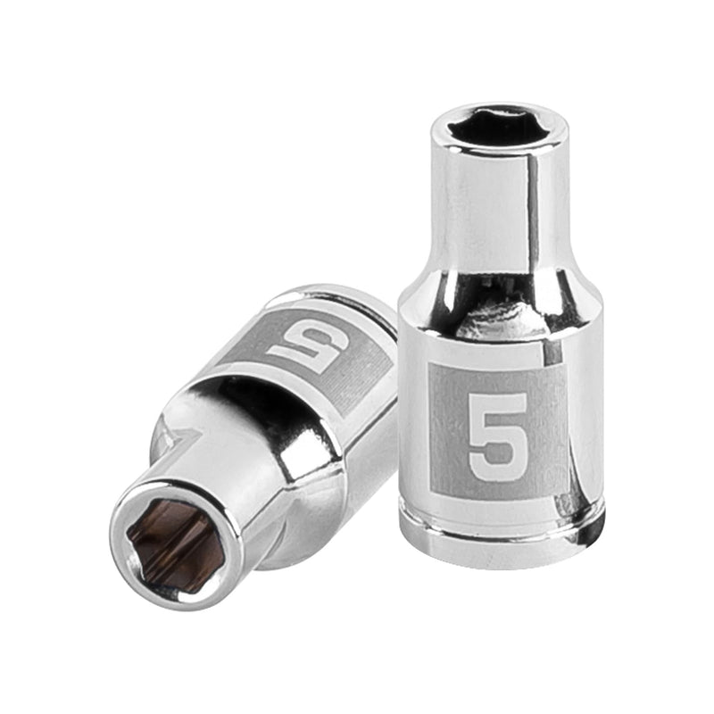 Dado de 6 puntas, cuadro 1/4" de 5mm