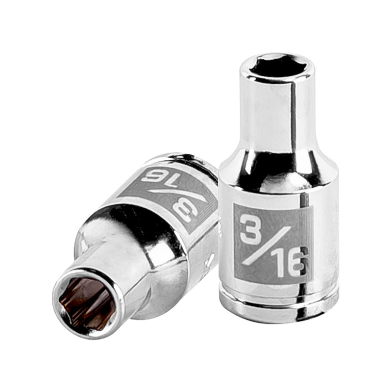 Dado de 6 puntas, cuadro 1/4" de 3/16"