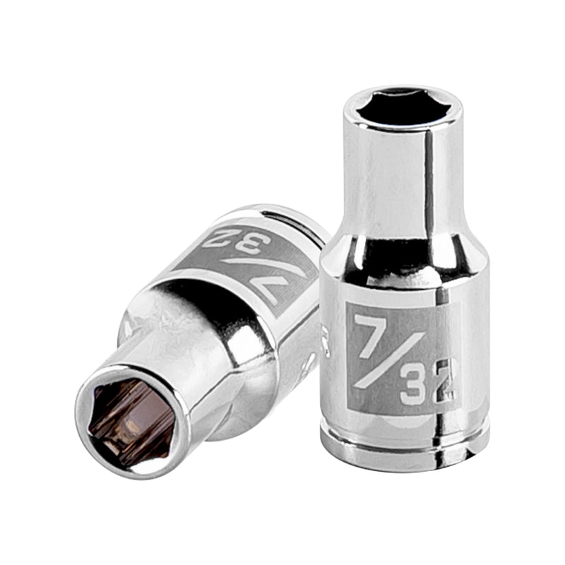 Dado de 6 puntas, cuadro 1/4" de 7/32"