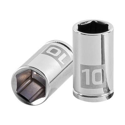 Dado de 6 puntas, cuadro 1/4" de 10mm