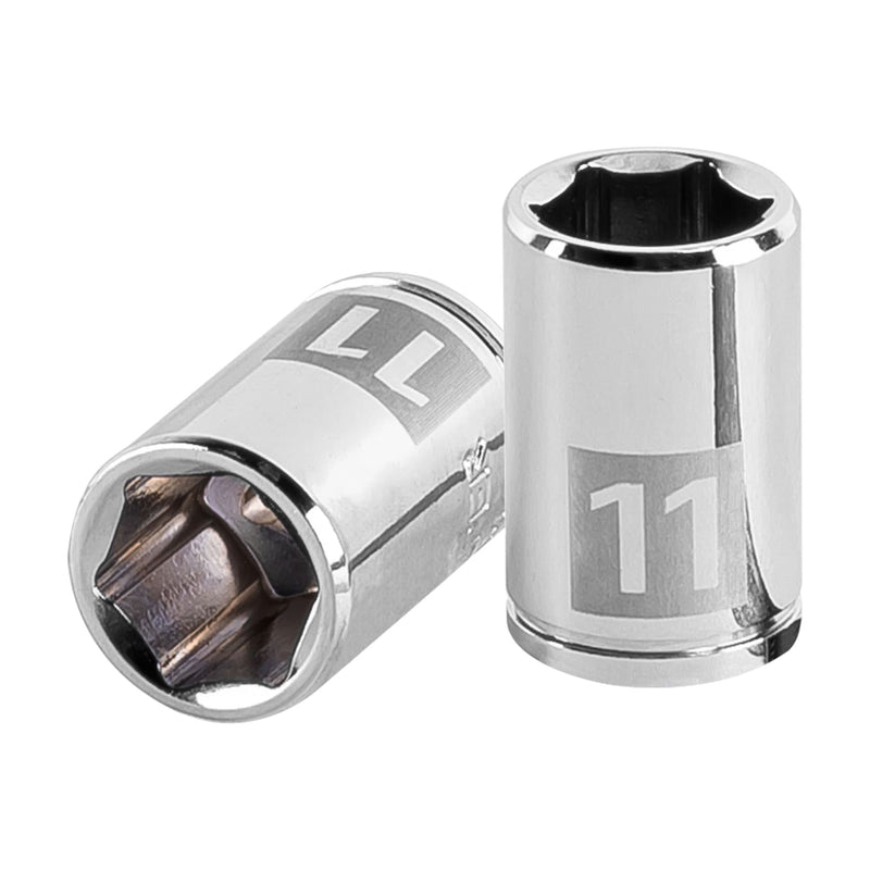 Dado de 6 puntas, cuadro 1/4" de 11mm
