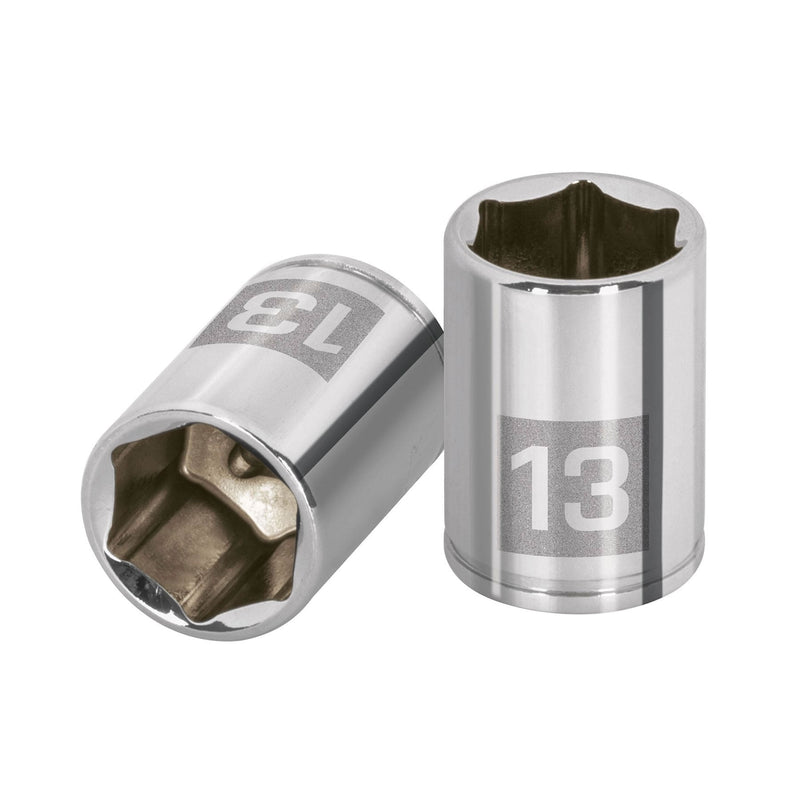 Dado de 6 puntas, cuadro 1/4" de 13mm