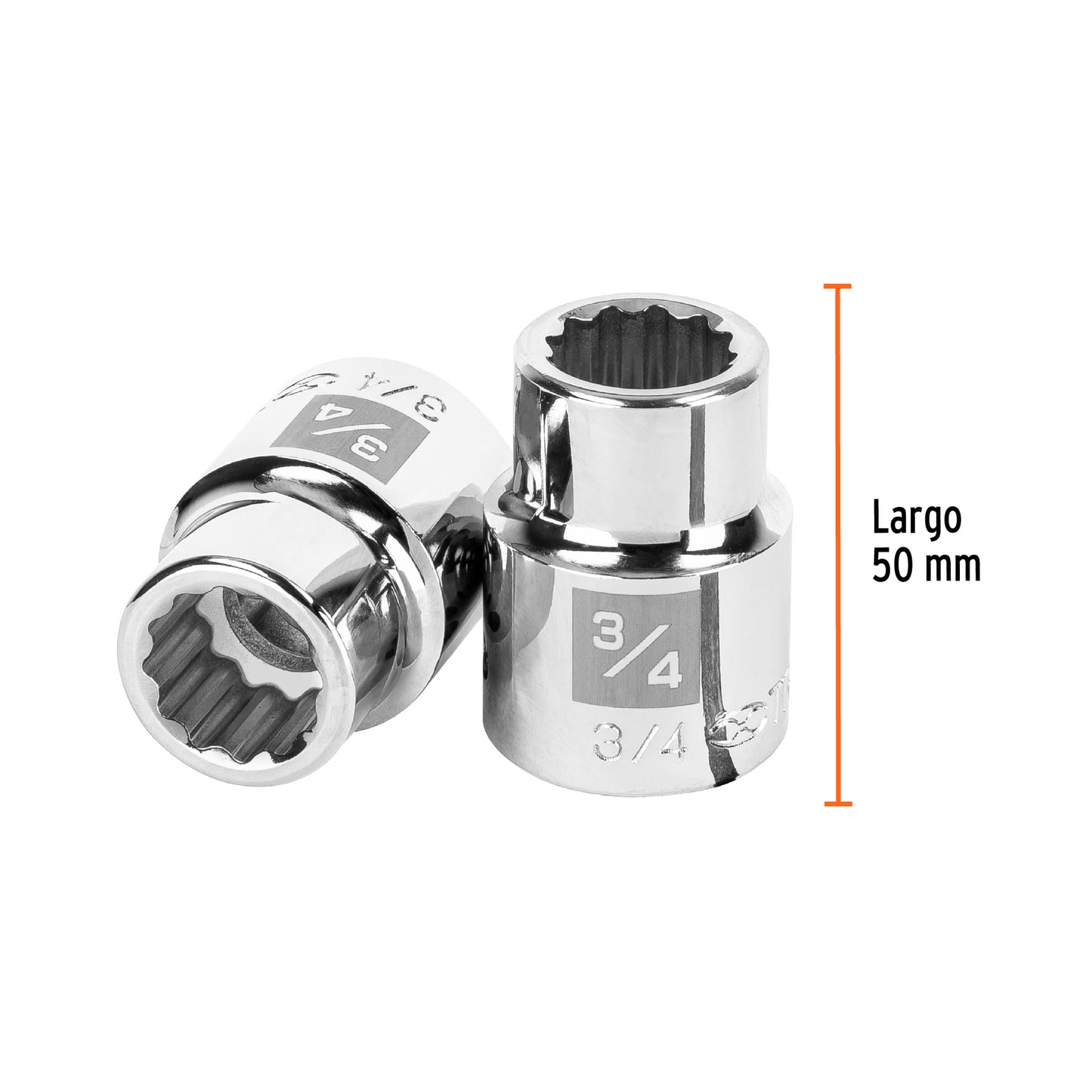 Dado de 12 puntas, cuadro 3/4" de 3/4"
