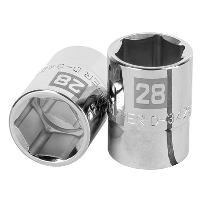 Dado de 6 puntas, cuadro 3/4" de 28mm