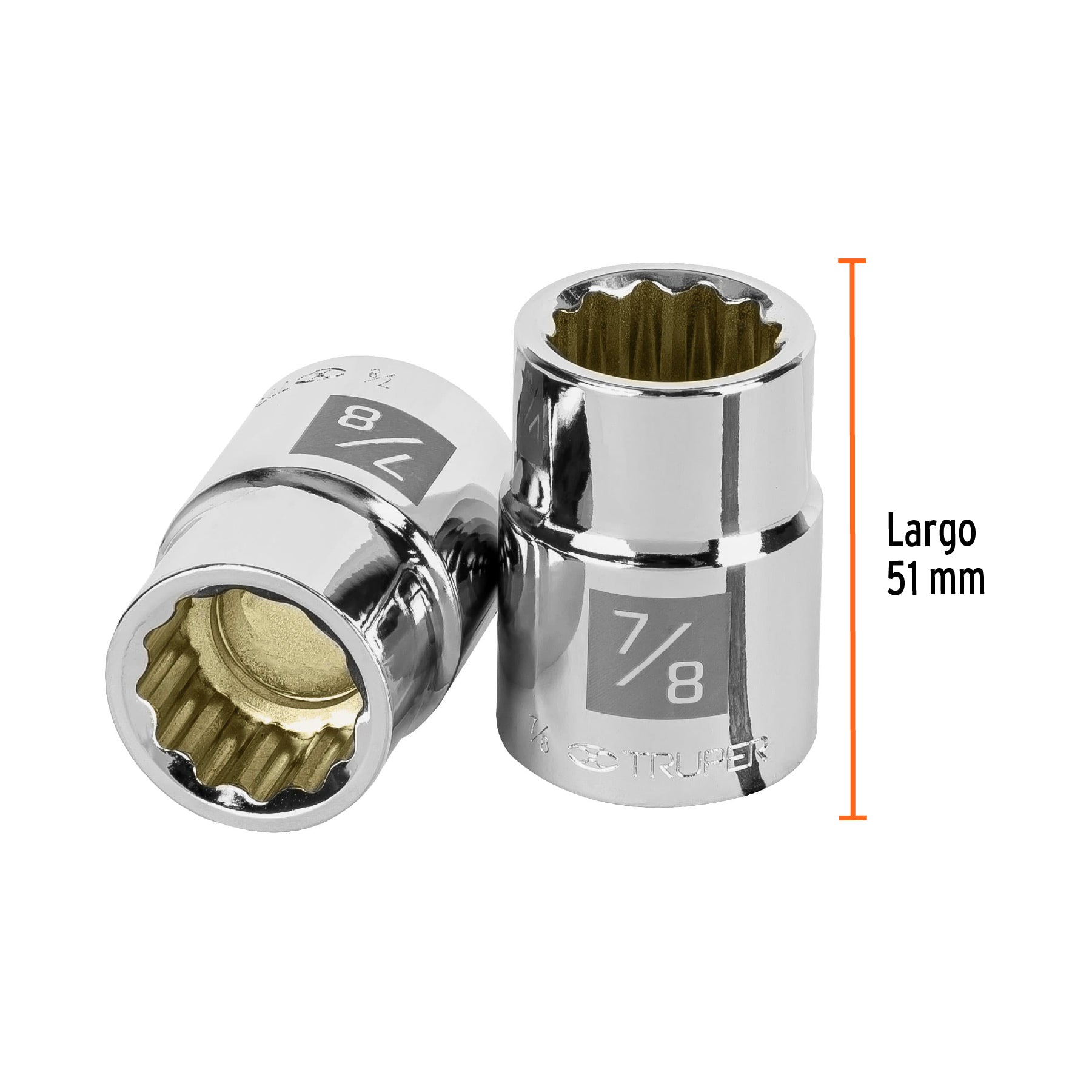 Dado de 12 puntas, cuadro 3/4" de 7/8"