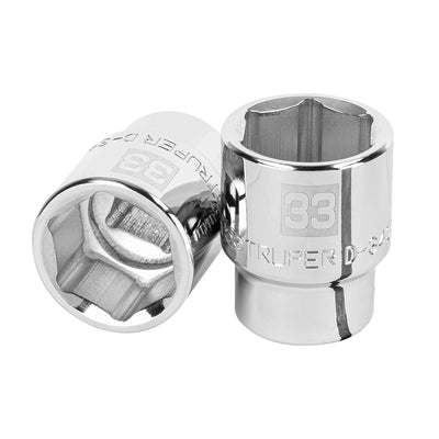 Dado de 6 puntas, cuadro 3/4" de 33mm
