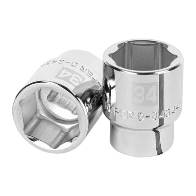 Dado de 6 puntas, cuadro 3/4" de 34mm