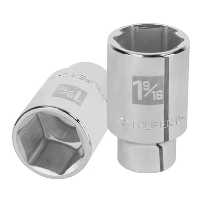 Dado de 6 puntas, largo, cuadro 3/4" de 1-9/16"