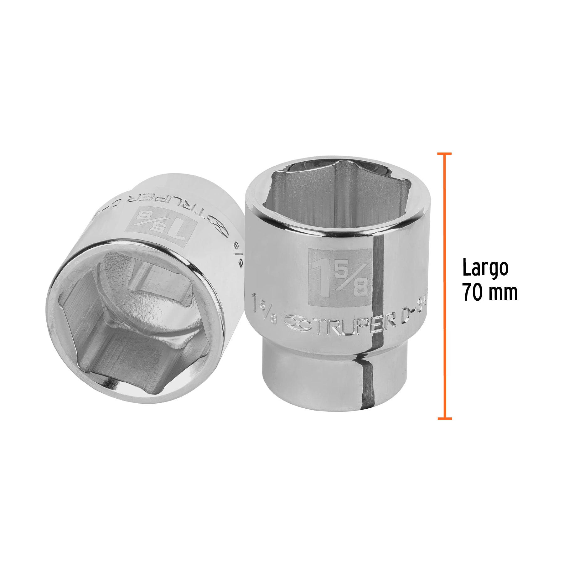 Dado de 6 puntas, cuadro 3/4" de 1-5/8"