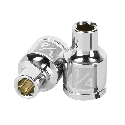 Dado de 6 puntas, cuadro 3/8" de 1/4"