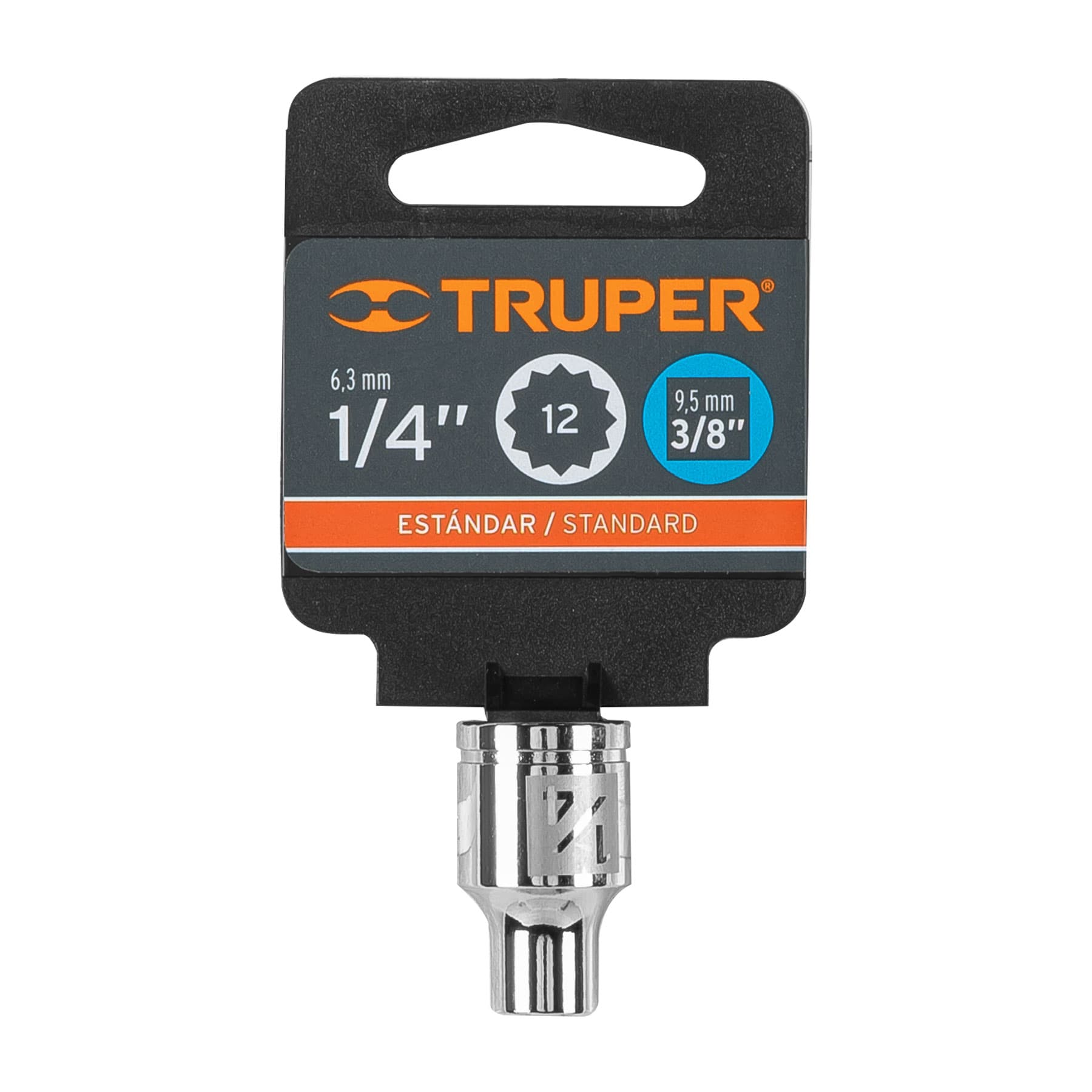 Dado de 12 puntas, cuadro 3/8" de 1/4"