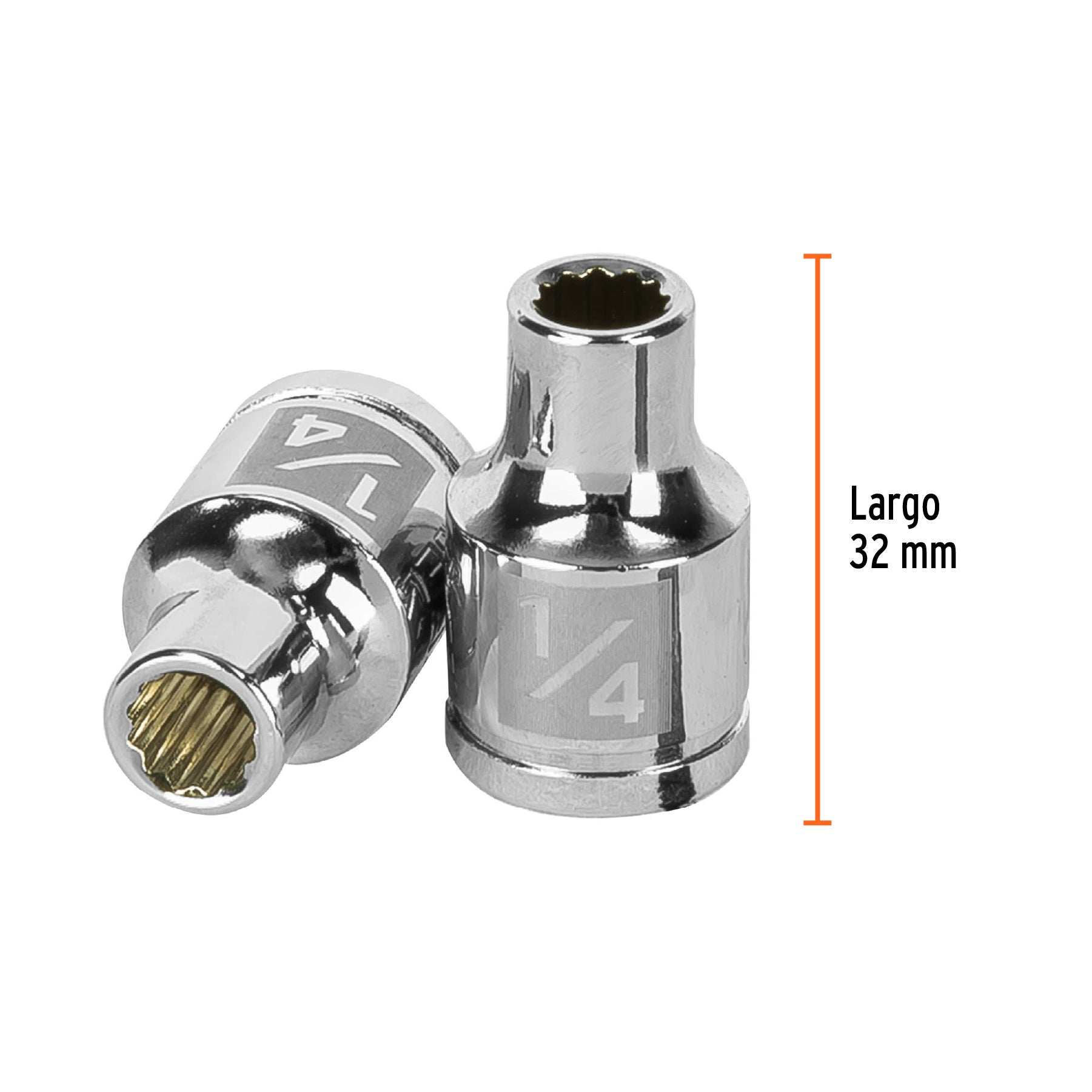 Dado de 12 puntas, cuadro 3/8" de 1/4"