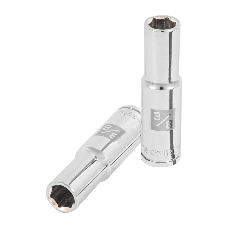 Dado de 6 puntas, largo, cuadro 3/8" de 3/8"