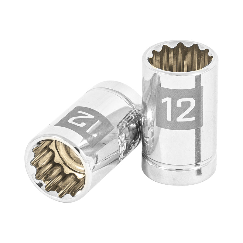Dado de 12 puntas, cuadro 3/8" de 12mm