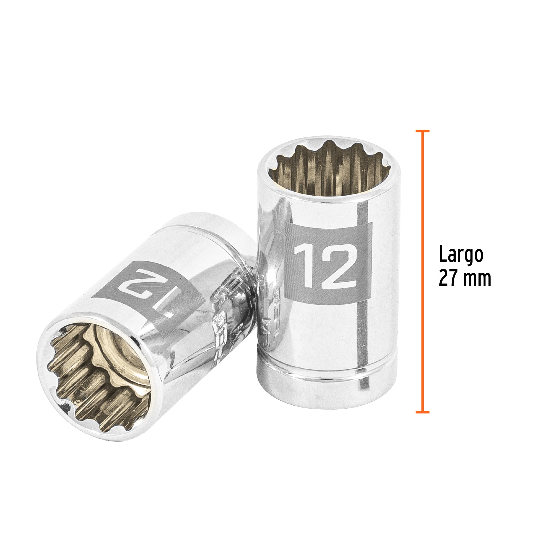 Dado de 12 puntas, cuadro 3/8" de 12mm