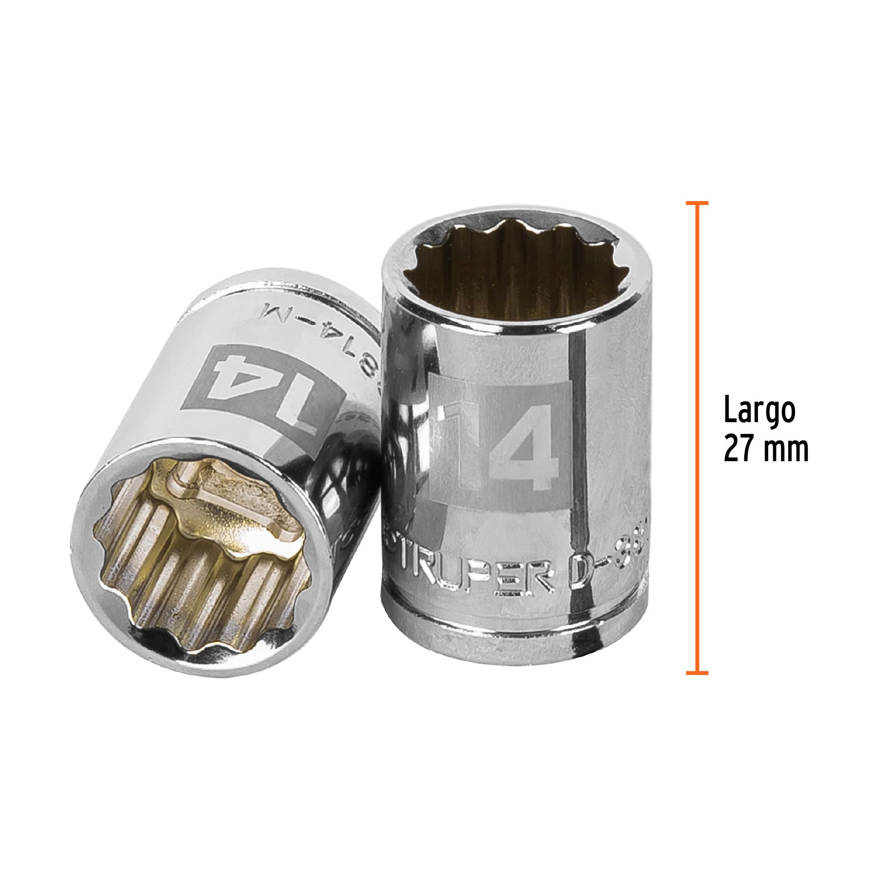 Dado de 12 puntas, cuadro 3/8" de 14mm