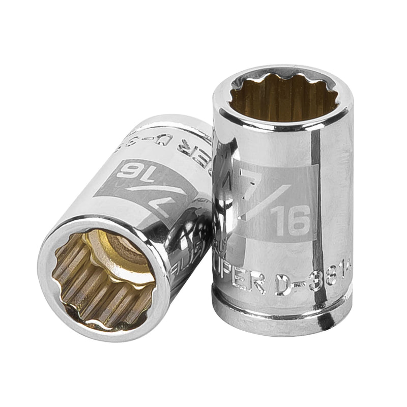 Dado de 12 puntas, cuadro 3/8" de 7/16"