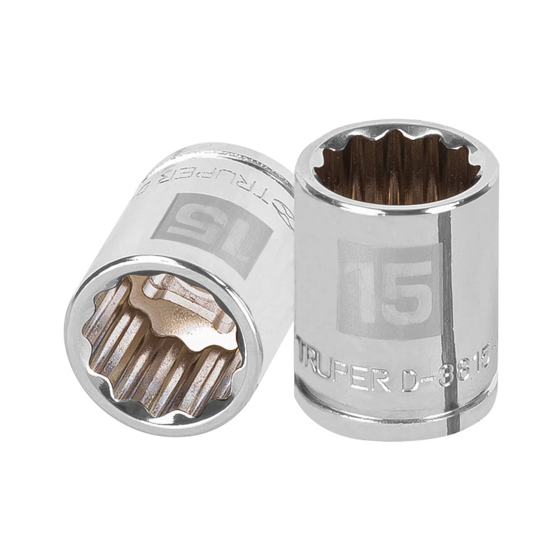 Dado de 12 puntas, cuadro 3/8" de 15mm