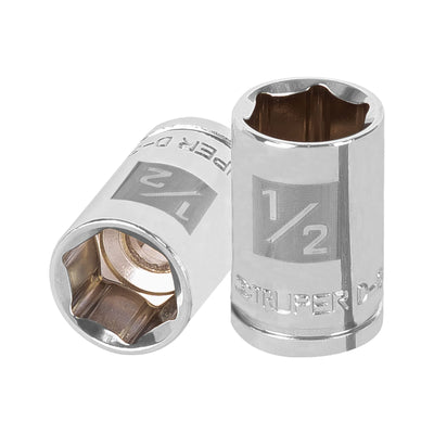 Dado de 6 puntas, cuadro 3/8" de 1/2"