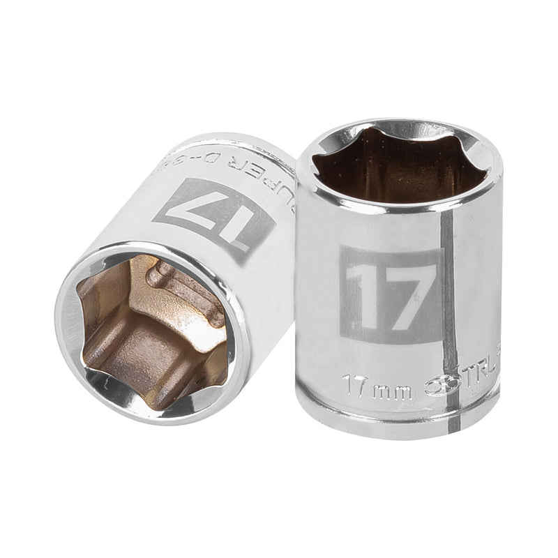 Dado de 6 puntas, cuadro 3/8", de 17mm