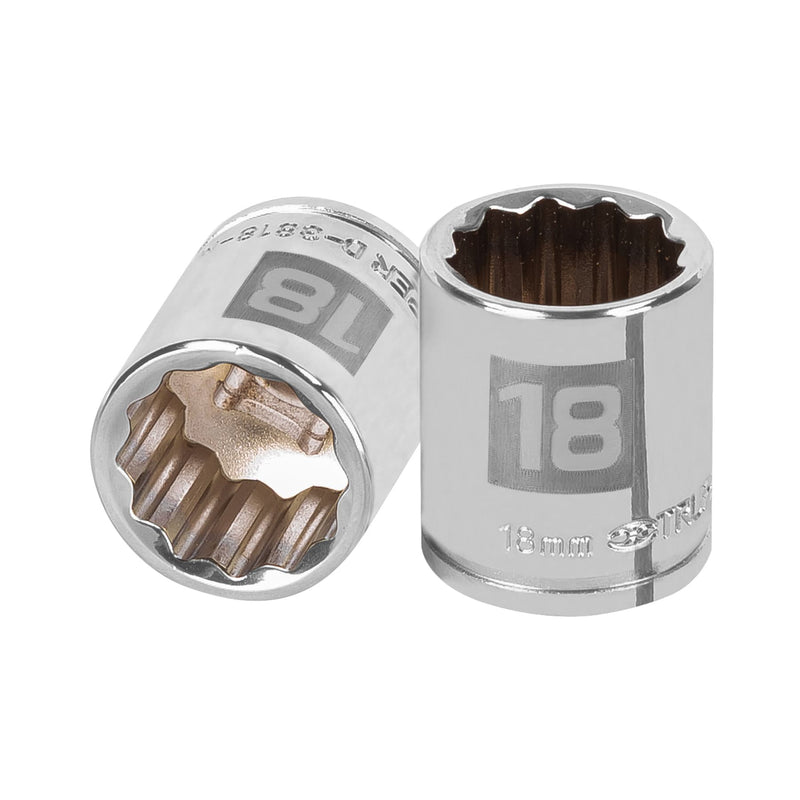 Dado de 12 puntas, cuadro 3/8" de 18mm