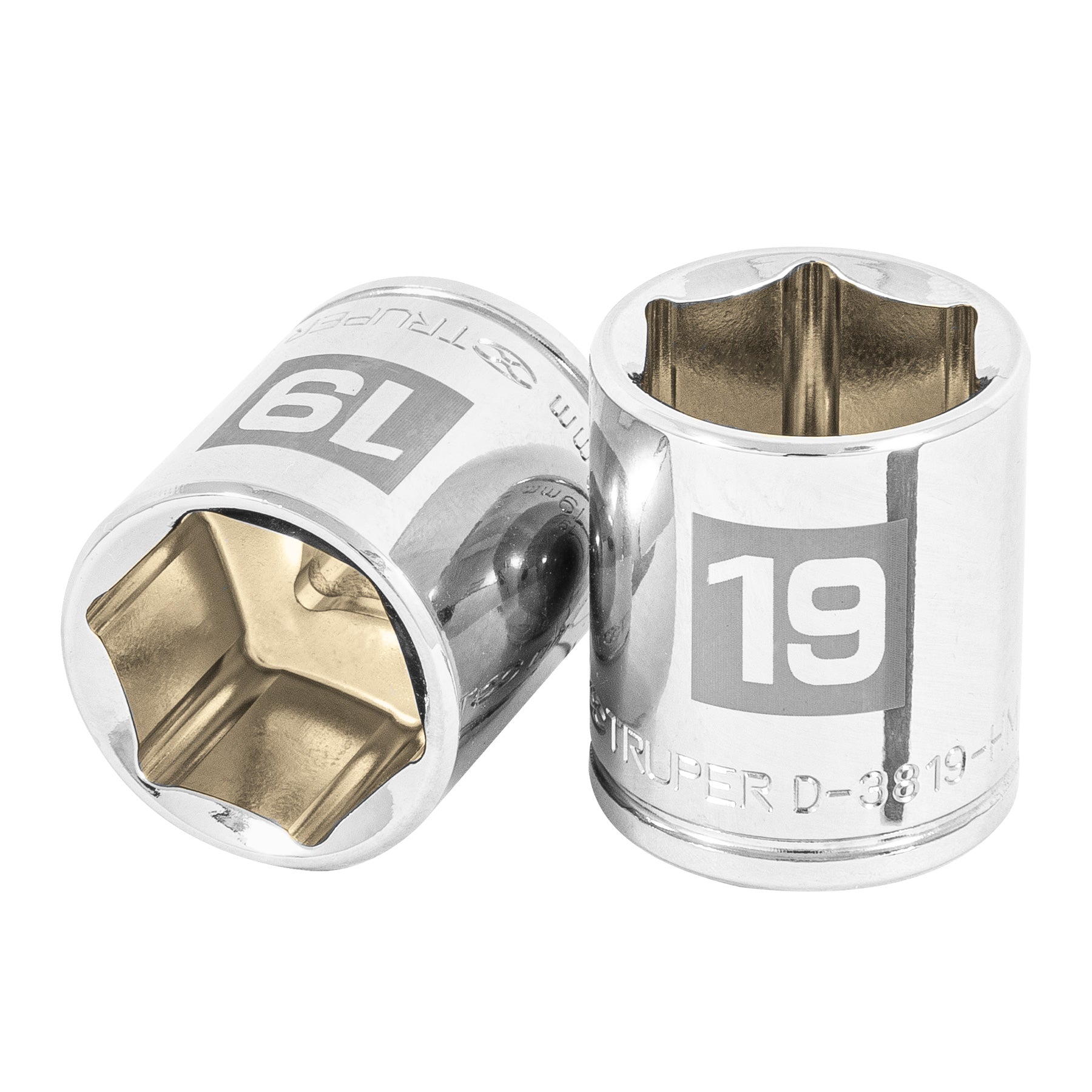 Dado de 6 puntas, cuadro 3/8", de 19mm