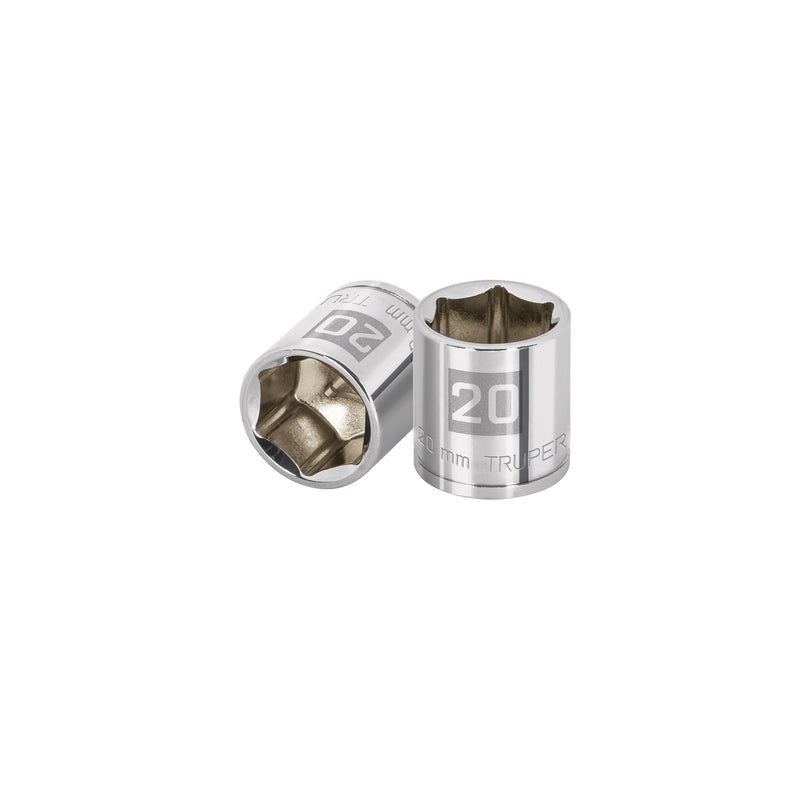Dado de 6 puntas, cuadro 3/8", de 20mm