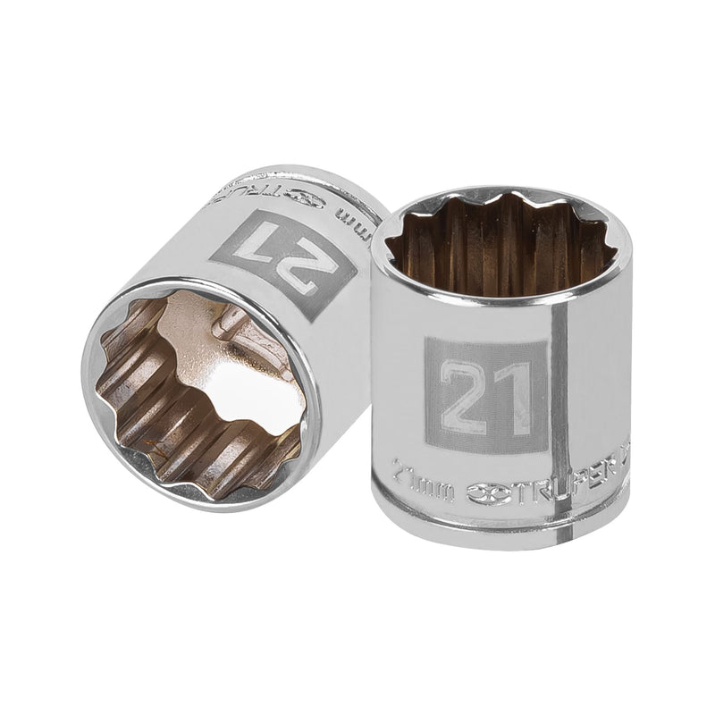 Dado de 12 puntas, cuadro 3/8" de 21mm