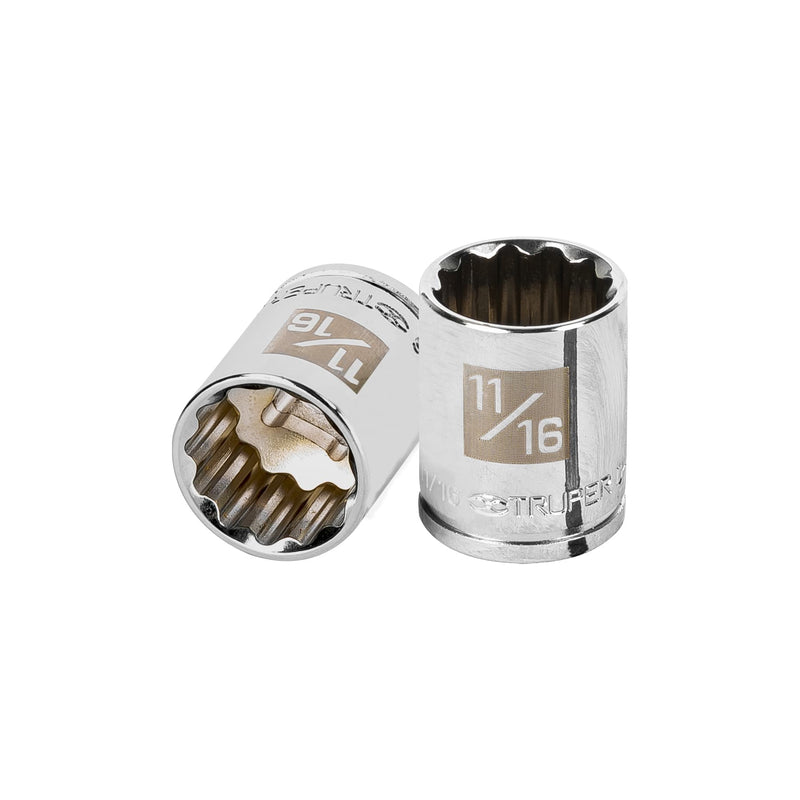 Dado de 12 puntas, cuadro 3/8" de 11/16"