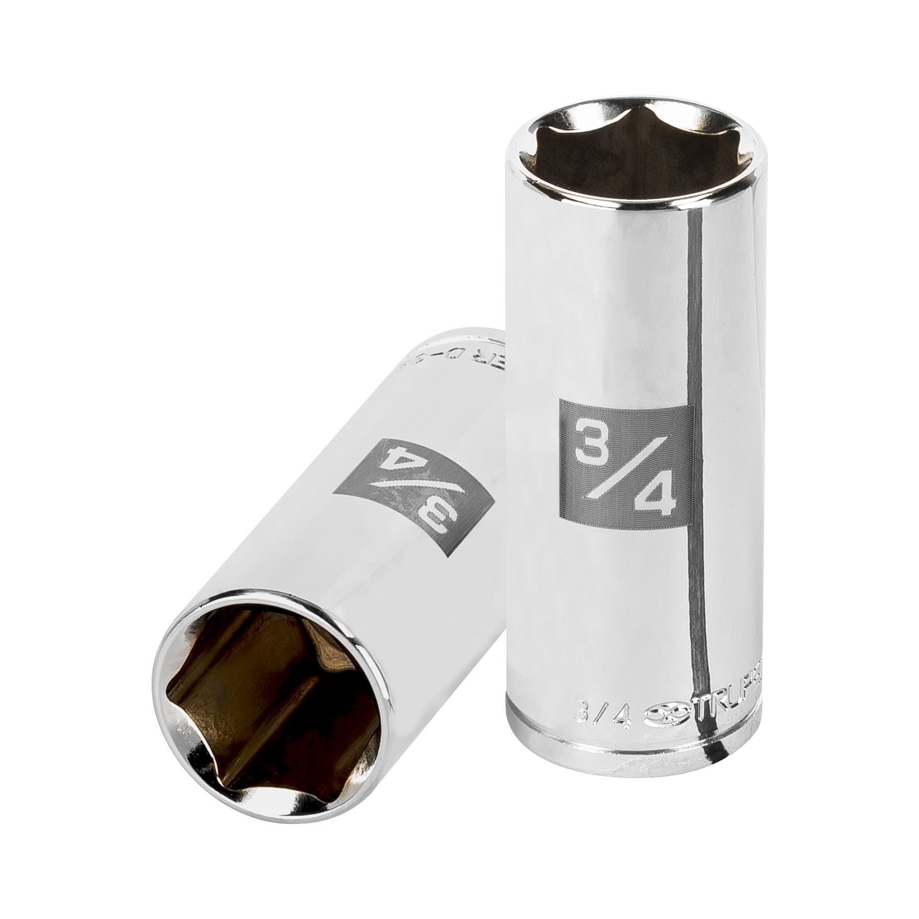 Dado de 6 puntas, largo, cuadro 3/8" de 3/4"