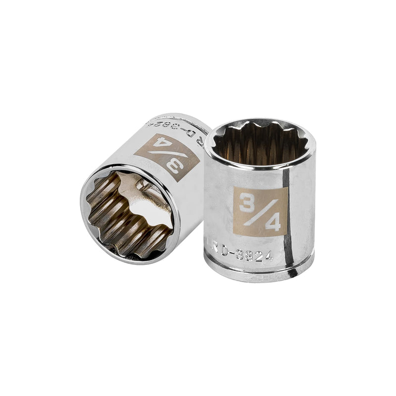 Dado de 12 puntas, cuadro 3/8" de 3/4"