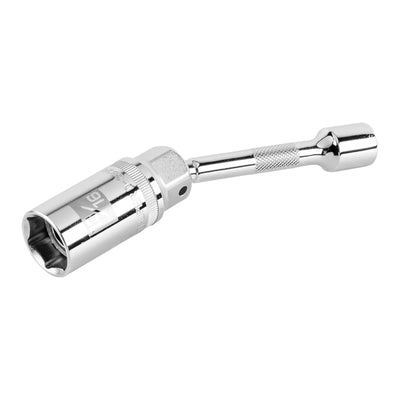 Dado bujías 13/16" articulado con extensión 6", cuadro 3/8"