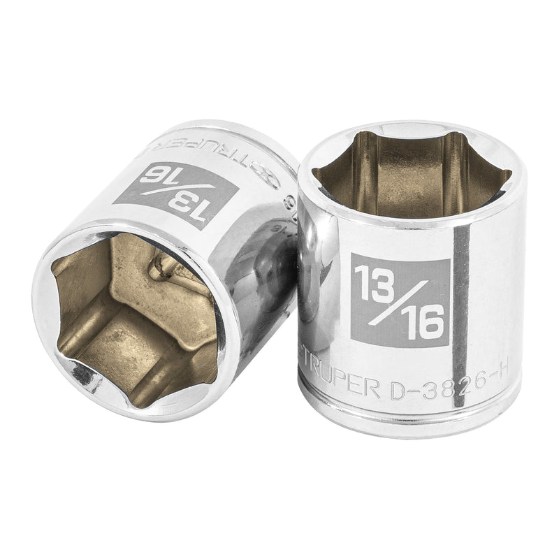 Dado de 6 puntas, cuadro 3/8" de 7/8"