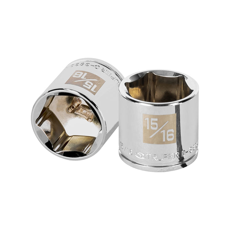 Dado de 6 puntas, cuadro 3/8" de 15/16"
