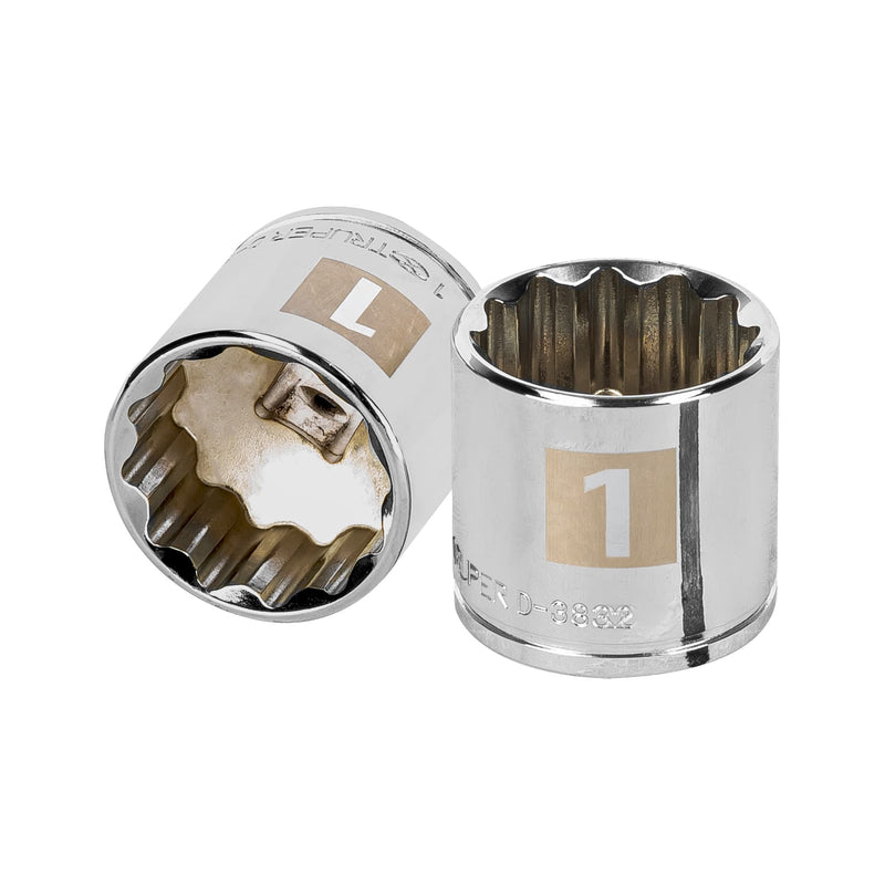 Dado de 12 puntas, cuadro 3/8" de 1"